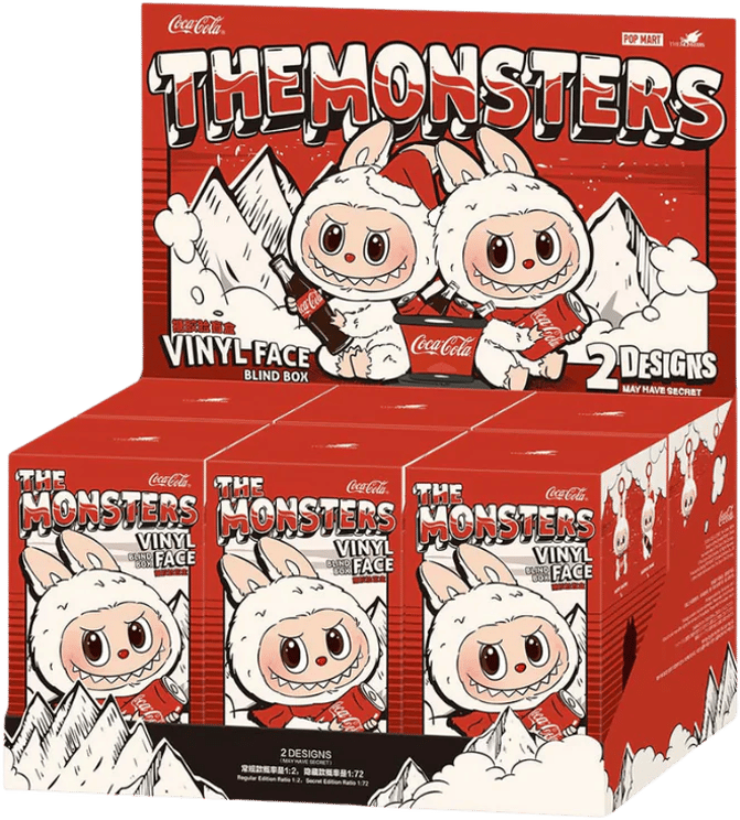 Labubu Pop Mart Labubu The Monsters Coca Cola Series Vinyl Face - Sealed Case