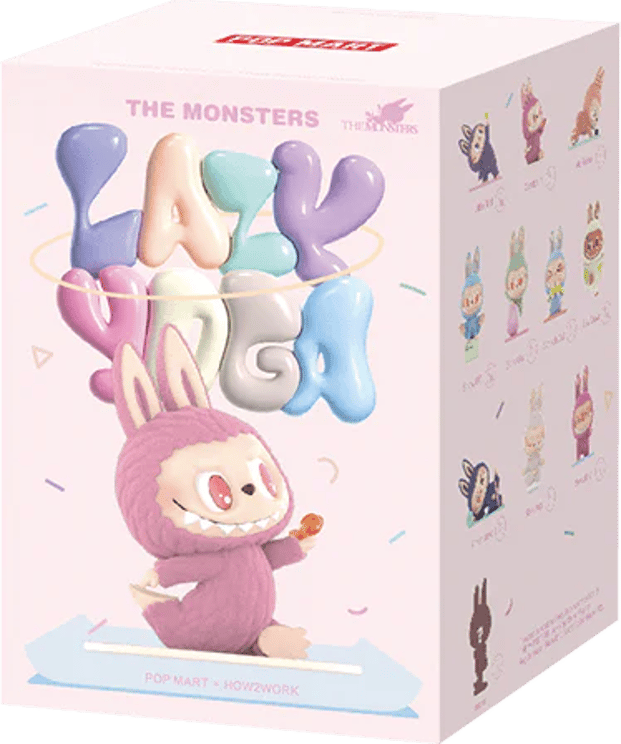 Labubu Pop Mart Labubu The Monsters Lazy Yoga Series Figures Single Blind Box