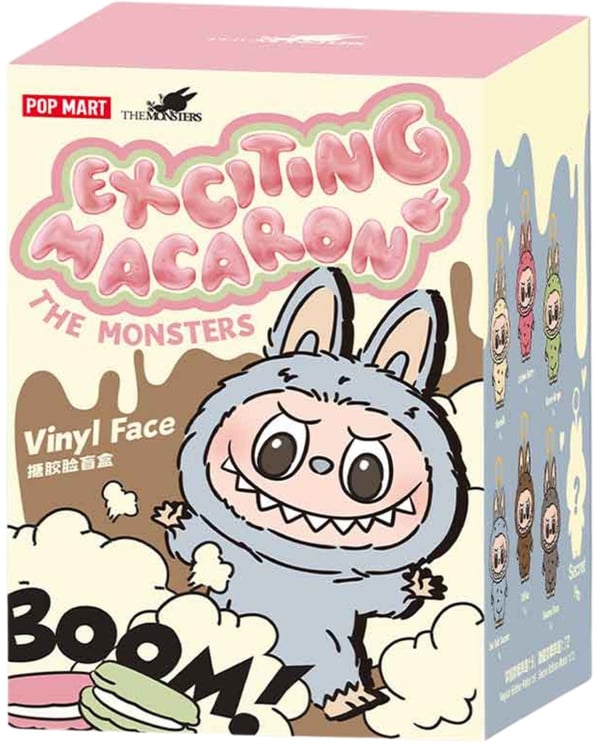 Labubu Pop Mart Labubu The Monsters - Tasty Macarons Vinyl Face Blind Box