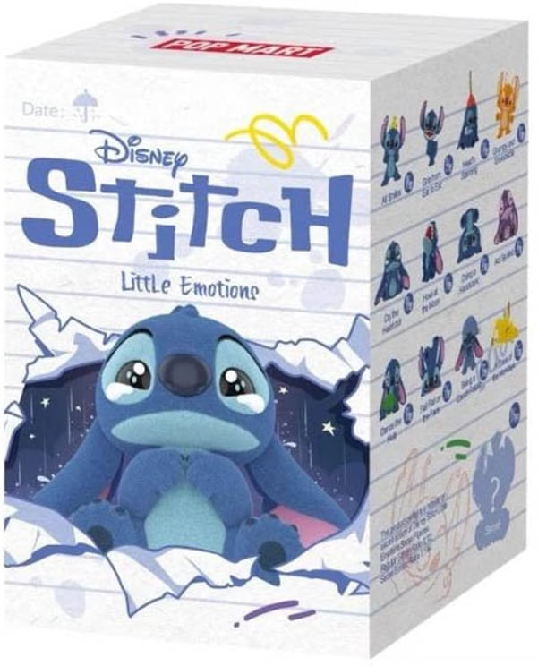 Labubu Pop Mart Disney Stitch Little Emotions Series Figure Single Blind Box