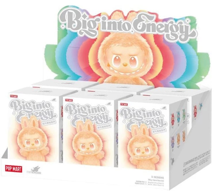 Labubu Pop Mart The Monsters Big into Energy Series - Vinyl Pluche Hanger Blind Box