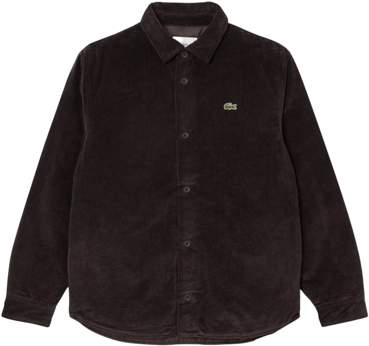 Lacoste Heren 1Hc2 Woven Shirt Bruin