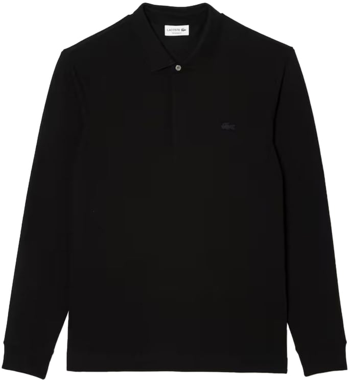 Lacoste Regular Fit HP Lange Mouw Polo Zwart