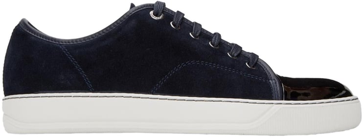 Lanvin Heren DBB1 Sneaker Suede Blauw
