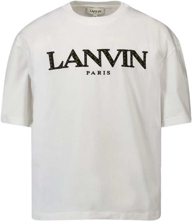 Lanvin Lanvin Kinder Unisex T-Shirt In Off White