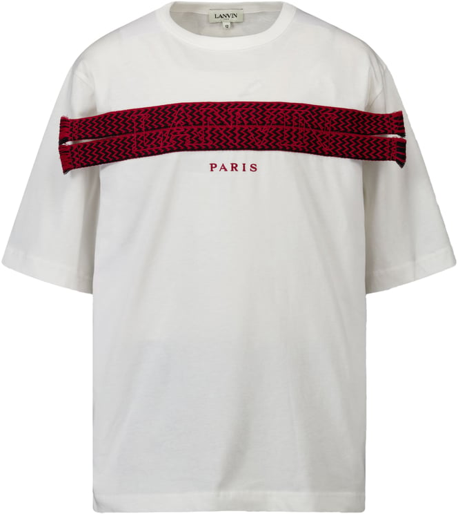 Lanvin Lanvin Kinder Unisex T-Shirt In Off White