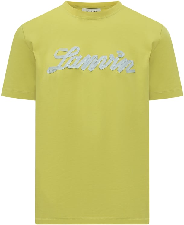 Lanvin T-shirt a Maniche Corte con Ricamo