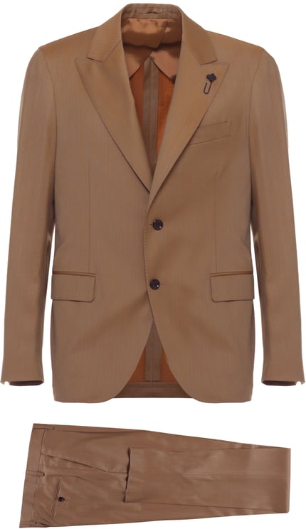 Lardini Suit Brown