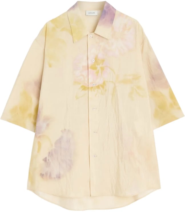 Lemaire Summer Shirt Light Peach/mauve/ochre