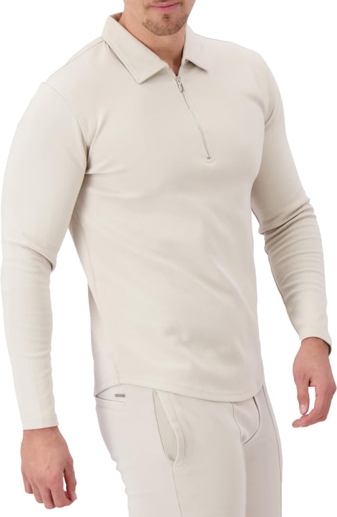 Les Brutes Polo Long Creme