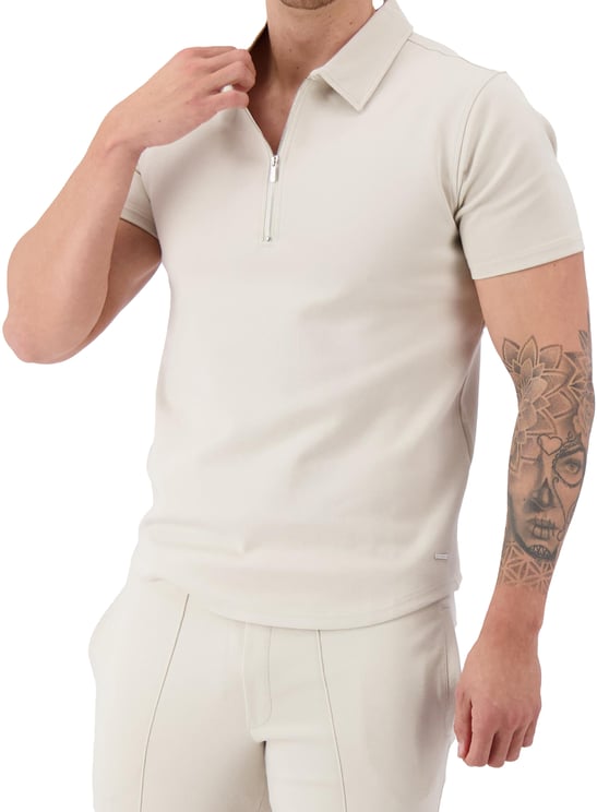 Les Brutes Polo Short Sleeve Creme