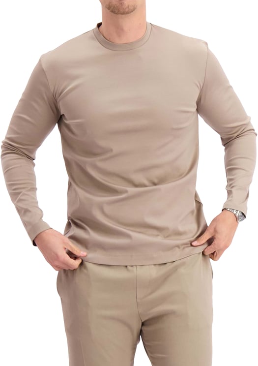 Les Brutes T-shirt Longsleeve Taupe