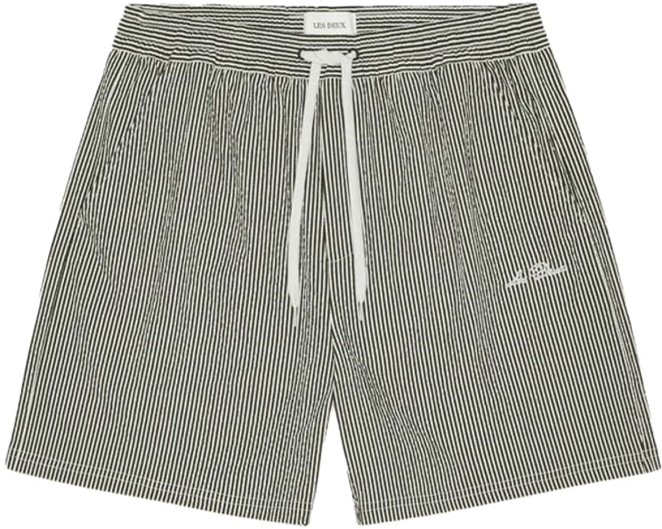 Les Deux short bain mailot plage noir gauffre les deux marque 2