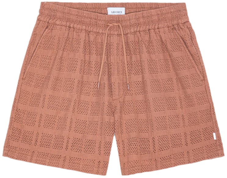 Les Deux Shorts Charlie Cognac Red