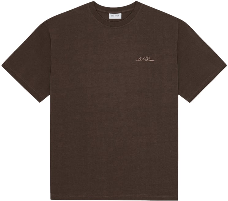 Les Deux T-Shirt Crew Turkish Coffee Brown
