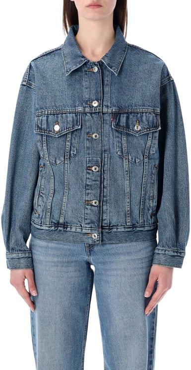 Levi's 90'S Trucker Turning Heads Blue