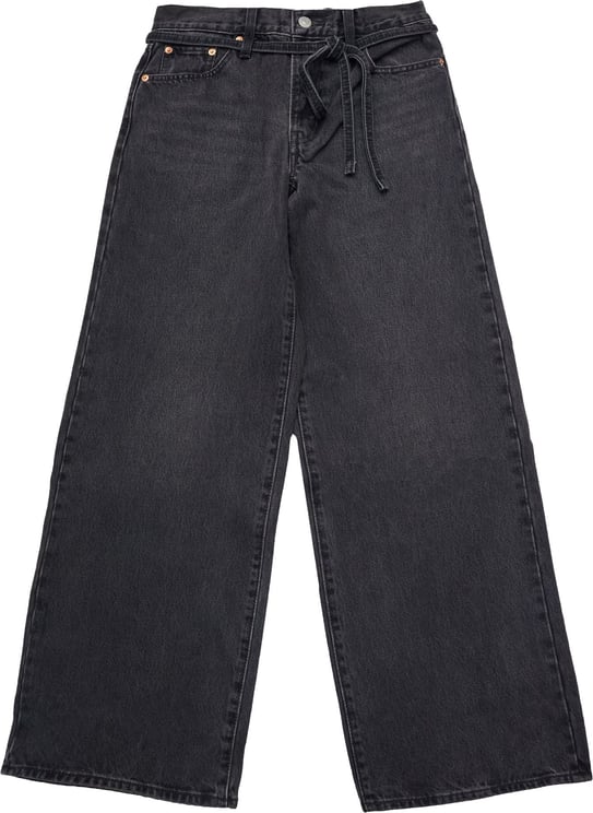 Levi's Jeans Woman XL Straight 'Influential Lady' Denim Nero