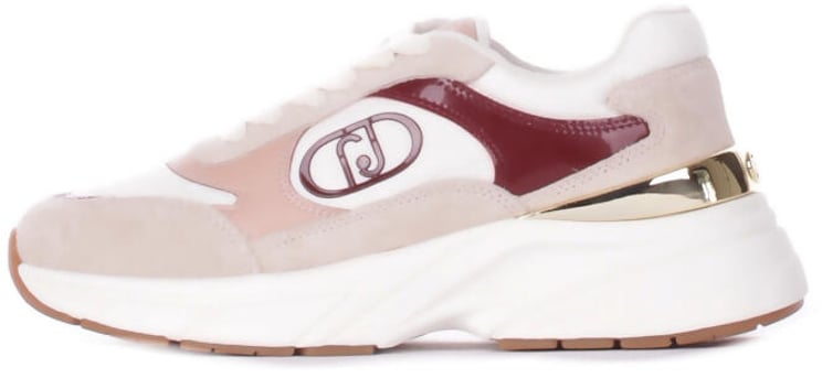 Liu Jo Sneakers Beige Bordeaux