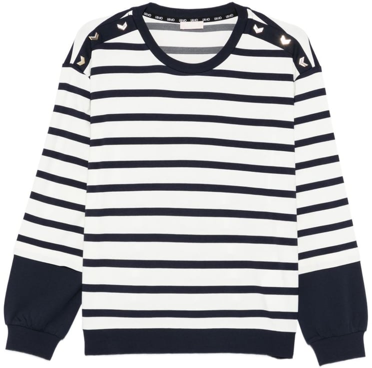 Liu Jo Sweaters Wh.Milk/Nt.Blue Sky