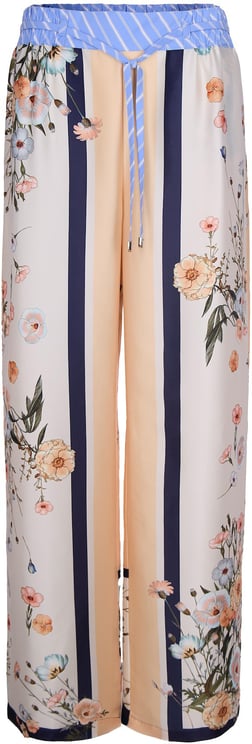 Liu Jo Trousers Blu Strbloombig