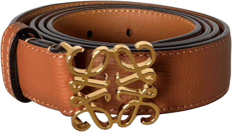 Loewe Loewe Anagram Gürtel Größe 100 Braun / sehr gut