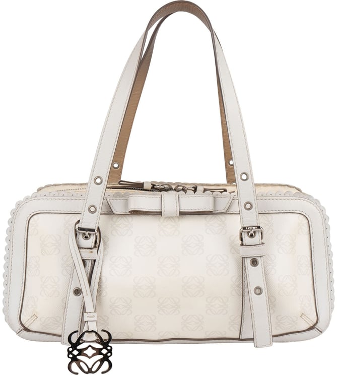 Loewe Loewe Anagram Canvas Senda Shoulder Bag