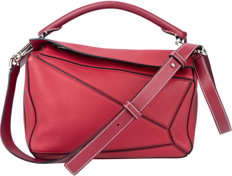 Loewe Loewe Pink Leather Puzzle Handbag