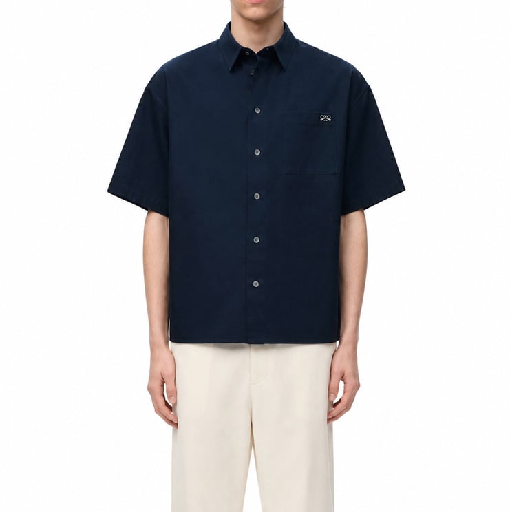Loewe SHORT SLEEVE SHIRT DARK NAVY