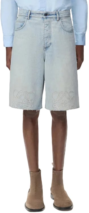 Loewe ANAGRAM SHORTS WASHED BLUE