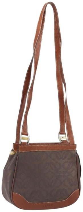 Loewe Loewe Anagram Shoulder Bag PVC Leather