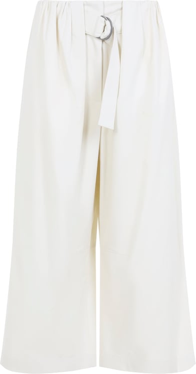 Loewe Loewe Cropped Belted Trousers