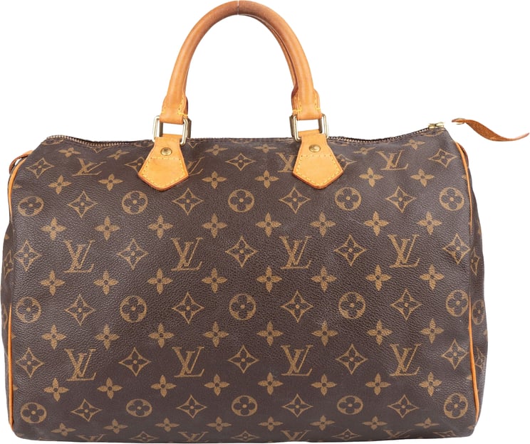 Louis Vuitton Louis Vuitton Monogram Canvas Speedy 35 Handbag