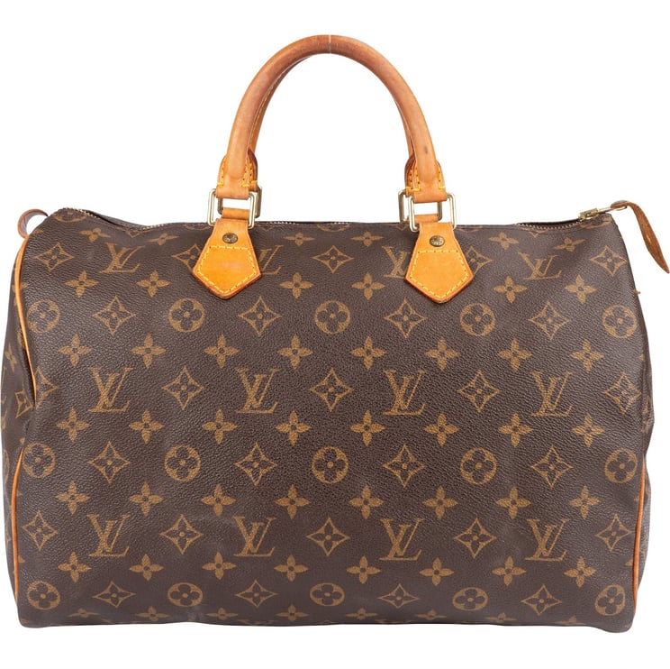 Louis Vuitton Louis Vuitton Monogram Canvas Speedy 35 Handbag