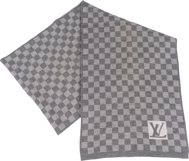 Louis Vuitton Louis Vuitton Wool Monogram Damier Schal Scarf