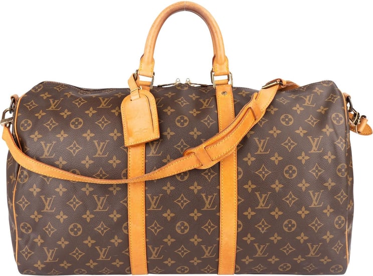 Louis Vuitton Louis Vuitton Monogram Canvas Keepall 50 Bandoulière Travel Bag