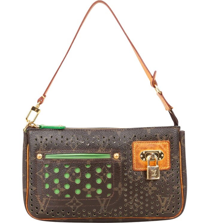 Louis Vuitton Louis Vuitton Canvas Monogram Limited Perforated Pochette Accessoires Handbag