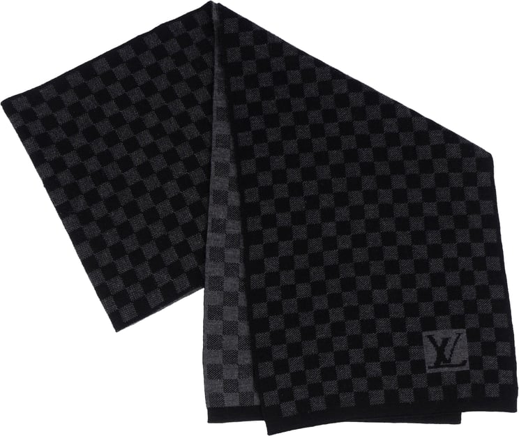 Louis Vuitton Louis Vuitton Wool Monogram Damier Schal Scarf