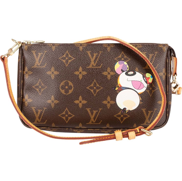 Louis Vuitton Louis Vuitton Monogram Canvas Limited Murakami Panda Pochette Accessoires Crossbody Bag