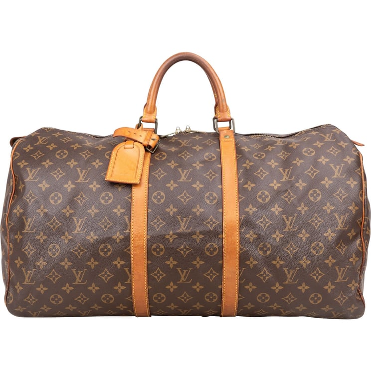 Louis Vuitton Louis Vuitton Monogram Canvas Keepall 55 Travel Bag