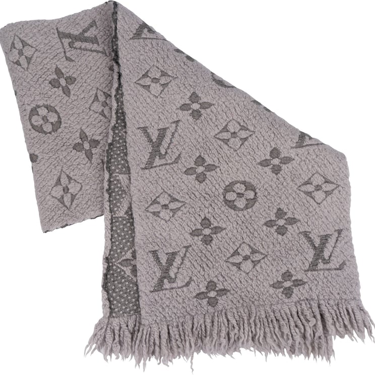 Louis Vuitton Louis Vuitton Wool Monogram Teddy Schal Scarf