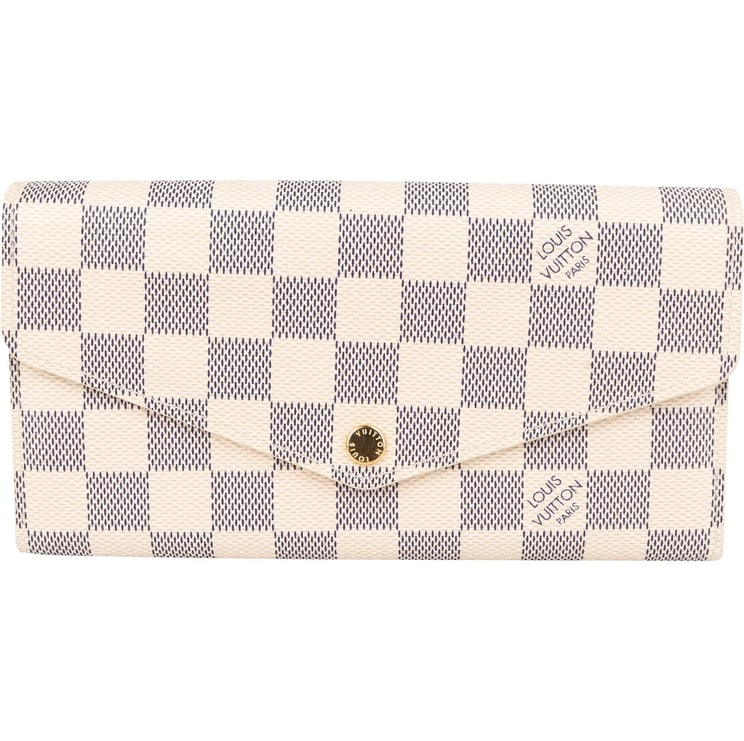 Louis Vuitton Louis Vuitton Monogram Damier Azur Sarah Wallet