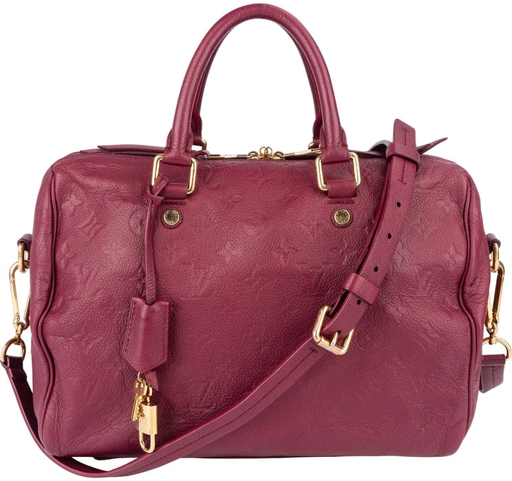 Louis Vuitton Louis Vuitton Monogram Empreinte Leather Speedy 30 Bandoulière Handbag