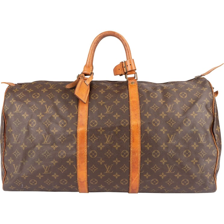 Louis Vuitton Louis Vuitton Monogram Canvas Keepall 55 Travel Bag