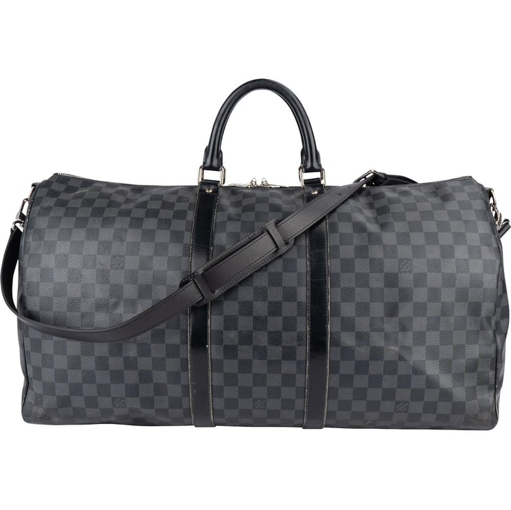Louis Vuitton Louis Vuitton Monogram Damier Graphite Canvas Keepall 55 Bandoulière Travel Bag