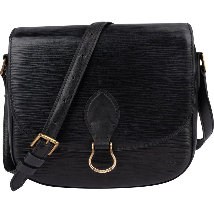 Louis Vuitton Louis Vuitton Noir Epi Leather Saint Cloud GM Crossbody Bag