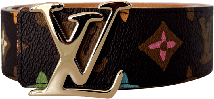 Louis Vuitton Louis Vuitton by Tyler, the Creator LV Tag Wendegürtel Größe 100cm Braun Fullset / neuwertig