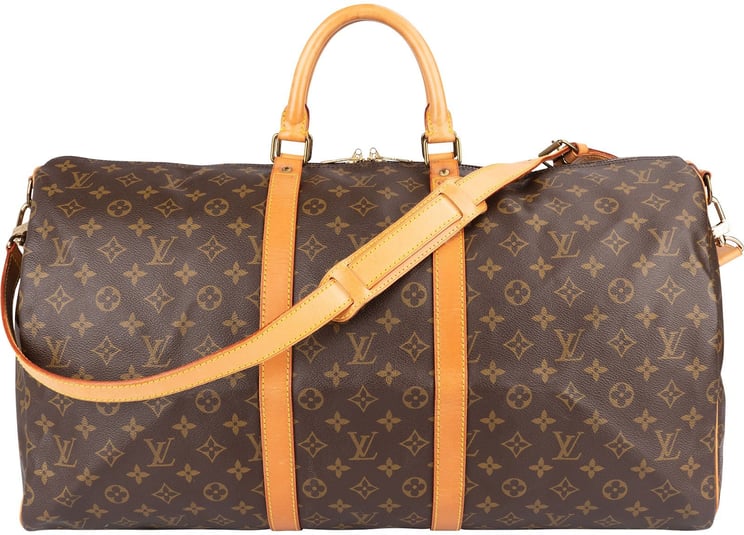 Louis Vuitton Louis Vuitton Monogram Canvas Keepall 55 Bandoulière Travel Bag