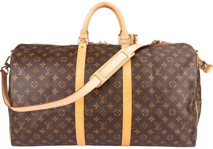 Louis Vuitton Louis Vuitton Monogram Canvas Keepall 55 Bandoulière Travel Bag