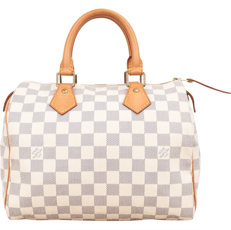 Louis Vuitton Louis Vuitton Monogram Damier Azur Canvas Speedy 25 Handbag