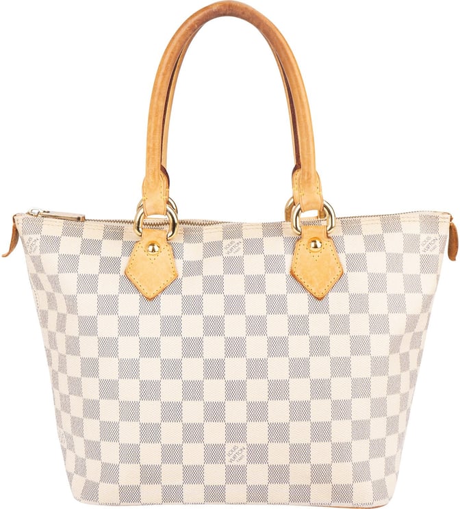 Louis Vuitton Louis Vuitton Monogram Damier Azur Canvas Saleya PM Handbag